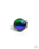 Paparazzi "Colorful Cantata" Green Ring Paparazzi Jewelry