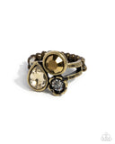 Paparazzi "Candid Candidate" Brass Ring Paparazzi Jewelry