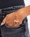 Paparazzi "Emotional Eloquence" Copper Bracelet Paparazzi Jewelry
