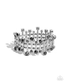 Paparazzi "Misunderstanding Mayhem" Silver Bracelet Paparazzi Jewelry