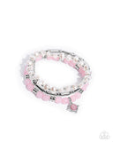 Paparazzi "Testing the Waters" Pink Bracelet Paparazzi Jewelry