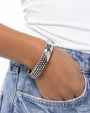 Paparazzi "Good Time Grunge" Silver Bracelet Paparazzi Jewelry