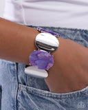 Paparazzi "Longing for More" Purple Bracelet Paparazzi Jewelry