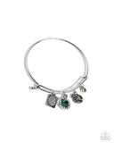 Paparazzi "Playful Pageantry" Green Bracelet Paparazzi Jewelry
