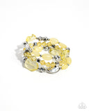 Paparazzi "Lets Groove Tonight" Yellow Bracelet Paparazzi Jewelry