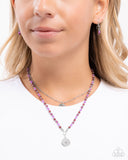 Paparazzi "Daring Degree" Purple Necklace & Earring Set Paparazzi Jewelry