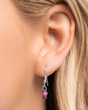 Paparazzi "Daring Degree" Purple Necklace & Earring Set Paparazzi Jewelry