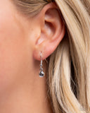 Paparazzi "Adorable Ace" Silver Necklace & Earring Set Paparazzi Jewelry