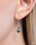 Paparazzi "Hole in One Haute" Silver Necklace & Earring Set Paparazzi Jewelry