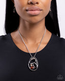 Paparazzi "Dramatic Destiny" Brown Necklace & Earring Set Paparazzi Jewelry