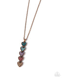 Paparazzi "MINE Over Matter" Copper Necklace & Earring Set Paparazzi Jewelry