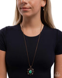 Paparazzi "Family Crest" Copper Necklace & Earring Set Paparazzi Jewelry