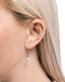 Paparazzi "Delicate Debutante" White Choker Necklace & Earring Set Paparazzi Jewelry