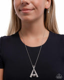 Paparazzi "Play Ball!" White Necklace & Earring Set Paparazzi Jewelry
