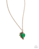 Paparazzi "Something So BRIGHT" Green Necklace & Earring Set Paparazzi Jewelry
