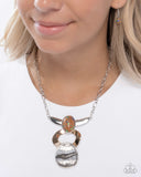Paparazzi "Tailored Tiers" Multi Necklace & Earring Set Paparazzi Jewelry