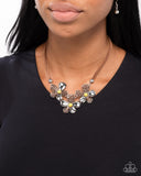 Paparazzi "Woven Welcome" Yellow Necklace & Earring Set Paparazzi Jewelry