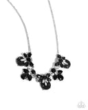 Paparazzi "Socialite Statement" Black Necklace & Earring Set Paparazzi Jewelry