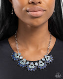 Paparazzi "Flawless Fringe" Blue Necklace & Earring Set Paparazzi Jewelry