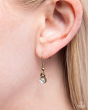 Paparazzi "Professional Powerhouse" Brass Necklace & Earring Set Paparazzi Jewelry