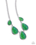Paparazzi "Geode Gamut" Multi 166XX Necklace & Earring Set Paparazzi Jewelry