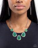 Paparazzi "Geode Gamut" Multi 166XX Necklace & Earring Set Paparazzi Jewelry