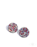 Paparazzi "Radiant Ripples" Pink Post Earrings Paparazzi Jewelry