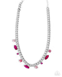 Paparazzi "Captivating Chic & Chance" Pink Necklace & Bracelet Jewelry Set Paparazzi Jewelry