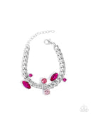 Paparazzi "Captivating Chic & Chance" Pink Necklace & Bracelet Jewelry Set Paparazzi Jewelry