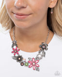 Paparazzi "GARDEN My Sparkle" Pink Necklace & Earring Set Paparazzi Jewelry