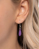 Paparazzi "Socialite Statement" Purple Necklace & Earring Set Paparazzi Jewelry