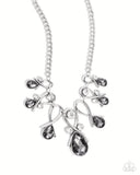Paparazzi "Infinity Institute" Silver Necklace & Earring Set Paparazzi Jewelry