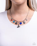 Paparazzi "Flying High" Blue Necklace & Earring Set Paparazzi Jewelry