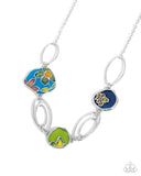 Paparazzi "Stained Glass Statement" Multi Necklace & Earring Set Paparazzi Jewelry