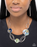 Paparazzi "Stained Glass Statement" Multi Necklace & Earring Set Paparazzi Jewelry