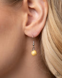 Paparazzi "Palm Tree Prominade & Promise" Yellow Necklace & Earring  Jewelry Set Paparazzi Jewelry