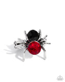 Paparazzi "Spider Bite Black Widow" Ring & Earrings Jewelry Set Paparazzi Jewelry