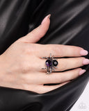 Paparazzi "Spider Bite & Black Widow" Purple Earrings & Ring Jewelry Set Paparazzi Jewelry