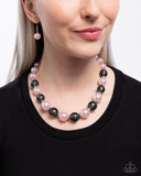 Paparazzi "Lacy Lady & Leisure" Pink Necklace & Bracelet Jewelry Set Paparazzi Jewelry