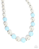 Paparazzi "Lacy Leisure & Lady" Blue Necklace & Bracelet Jewelry Set Paparazzi Jewelry