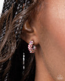 Paparazzi "Iridescent Influence & Improv" Pink Ear Cuff & Post Earrings Jewelry Set Paparazzi Jewelry