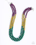 Paparazzi "Trendy Trio & Trifecta" Green Necklace & Bracelet Jewelry Set Paparazzi Jewelry