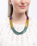 Paparazzi "Trendy Trio & Trifecta" Green Necklace & Bracelet Jewelry Set Paparazzi Jewelry