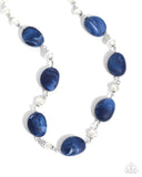 Paparazzi "Selective Socialite & Slay" Blue Necklace & Bracelet Jewelry Set Paparazzi Jewelry