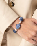 Paparazzi "Selective Socialite & Slay" Blue Necklace & Bracelet Jewelry Set Paparazzi Jewelry