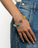 Paparazzi "Floral Revival & Fresh Flowers" Purple Necklace & Bracelet Jewelry Set Paparazzi Jewelry