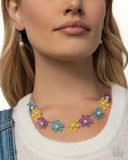 Paparazzi "Floral Revival & Fresh Flowers" Purple Necklace & Bracelet Jewelry Set Paparazzi Jewelry
