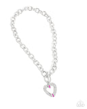 Paparazzi "Affectionate Assist & Assembly" Pink Necklace & Bracelet Jewelry Set Paparazzi Jewelry