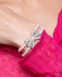 Paparazzi " Admiral & Adorable Aria" Pink Bracelet & Post Earring Jewelry Set Paparazzi Jewelry