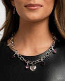 Paparazzi "Seesaw Statement & Shimmer" Purple Necklace & Bracelet Jewelry Set Paparazzi Jewelry